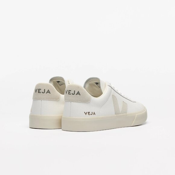 Veja Campo Leather in White Natural - Picture 3 of 4